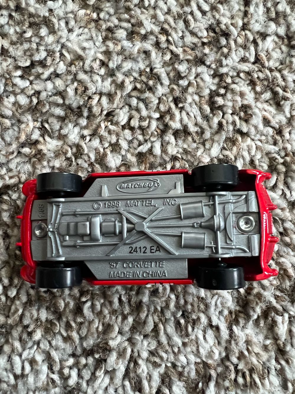 Corvette ‘57 (Trix) - Matchbox (Loose C1 Corvettes) action figure collectible - Main Image 2