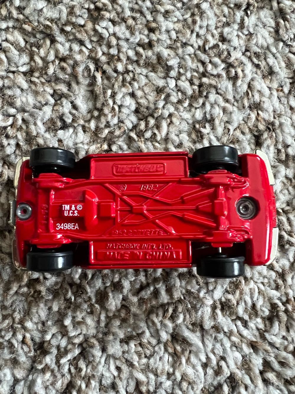 Corvette 1962 - Matchbox (Loose C1 Corvettes) action figure collectible - Main Image 2