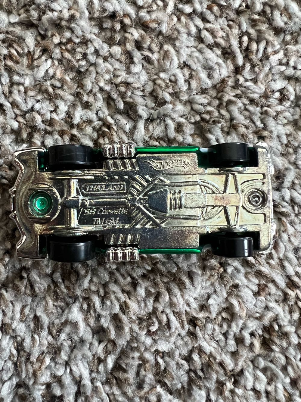 Corvette ‘58 - Mattel (Hotwheels Loose C1 Corvettes) action figure collectible - Main Image 2