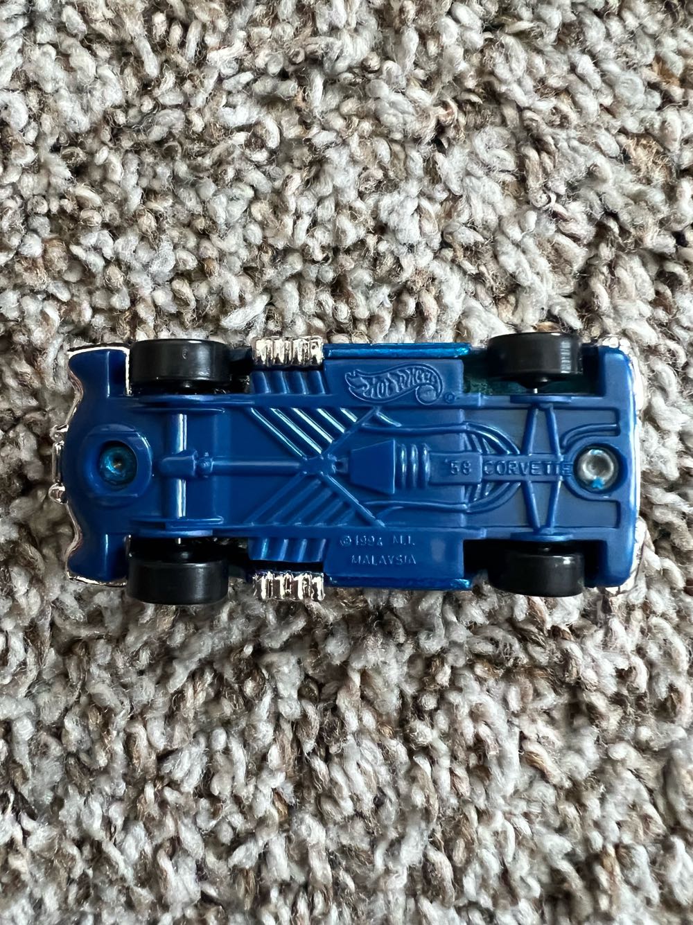 Corvette ‘58 - Mattel (Hotwheels Loose C1 Corvettes) action figure collectible - Main Image 2