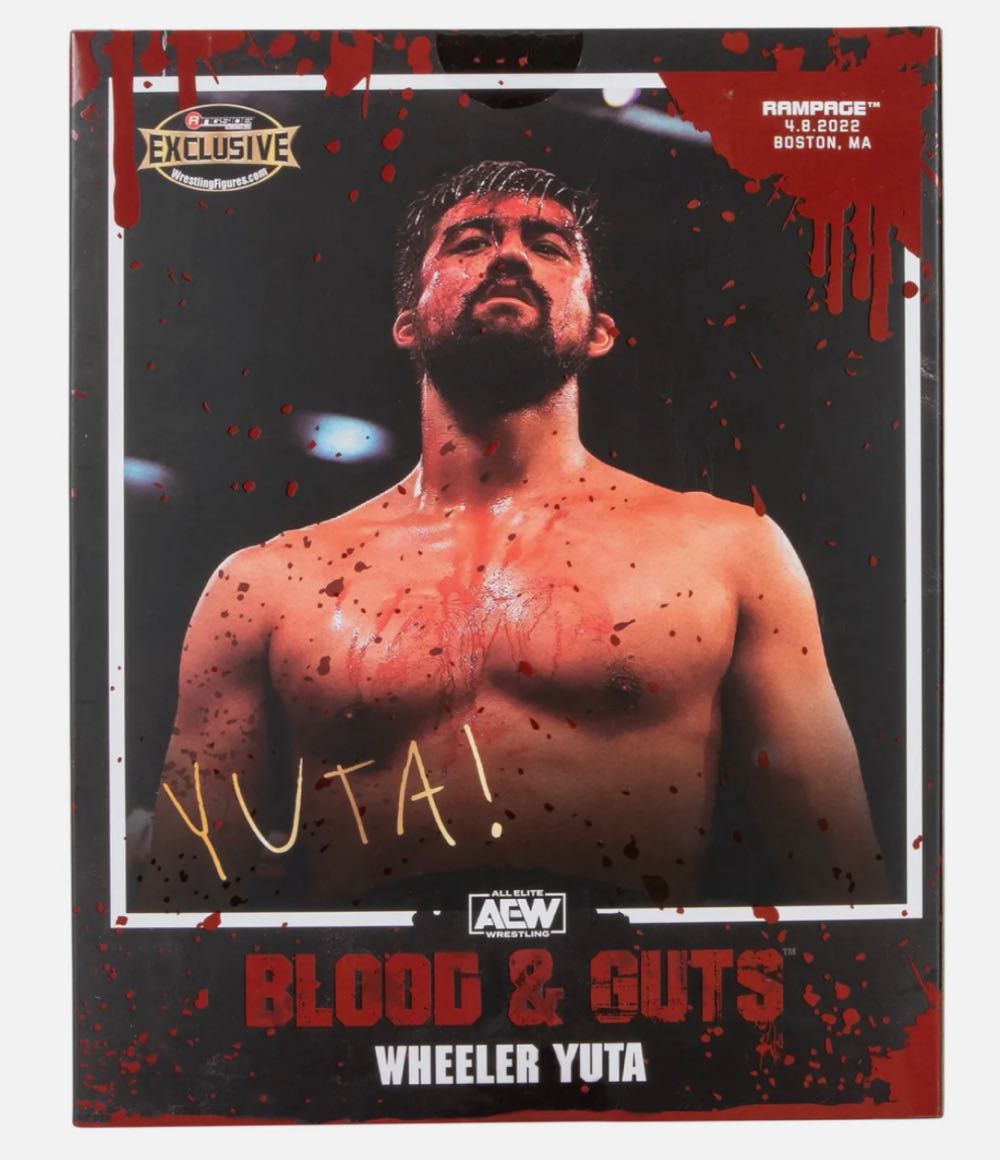 Wheeler Yuta - Jazwares (AEW Unrivaled Ringside Exclusive ”Blood & Guts: Forged in Combat”) action figure collectible [Barcode 191726491095] - Main Image 2