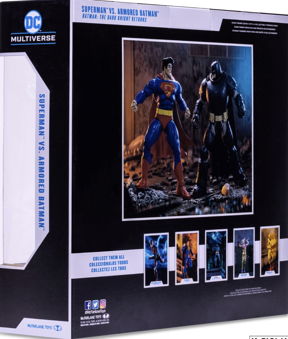 Superman VS Armored Batman 2 Pack - McFarlane Toys (DC Multiverse) (Batman : The Dark Knight Returns) action figure collectible - Main Image 2