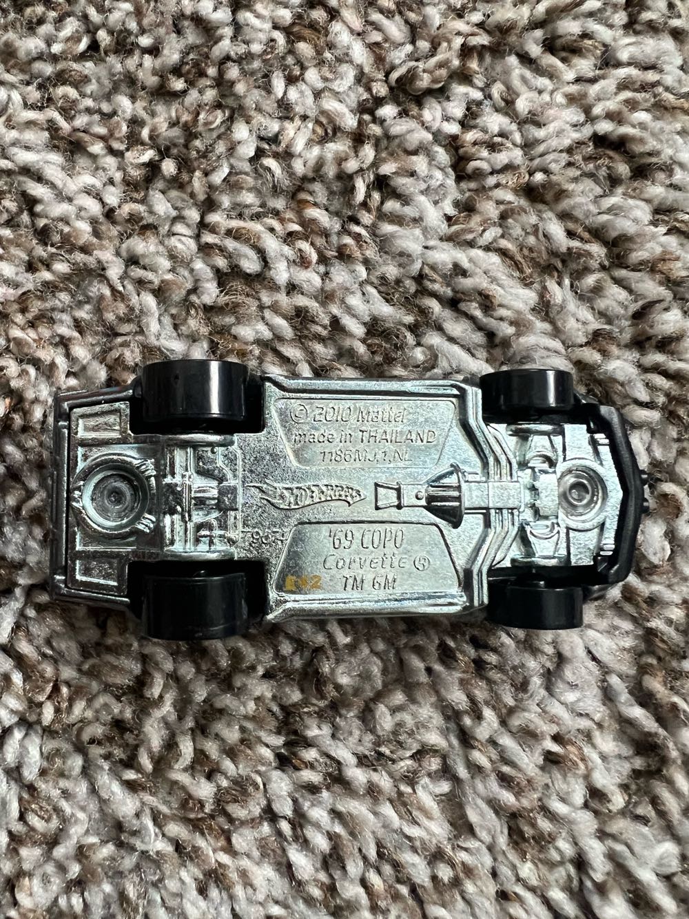 Corvette ‘69 COPO - Mattel (Hotwheels Loose Long Hoods) action figure collectible - Main Image 2