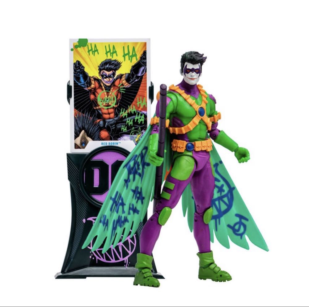 Red Robin Jokerized (Gold Label) - McFarlane Toys (DC New 52) action figure collectible [Barcode 787926170627] - Main Image 4