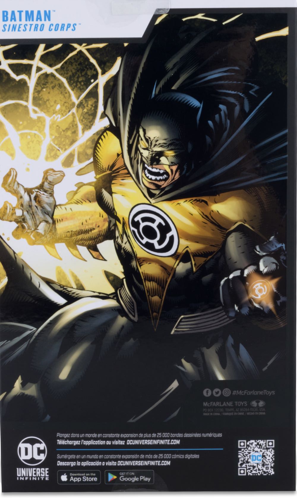 Batman Yellow Lantern - McFarlane Toys (DC Multiverse) (Sinestro Corps) action figure collectible - Main Image 2