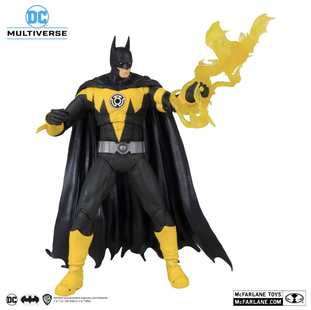 Batman Yellow Lantern - McFarlane Toys (DC Multiverse) (Sinestro Corps) action figure collectible - Main Image 4