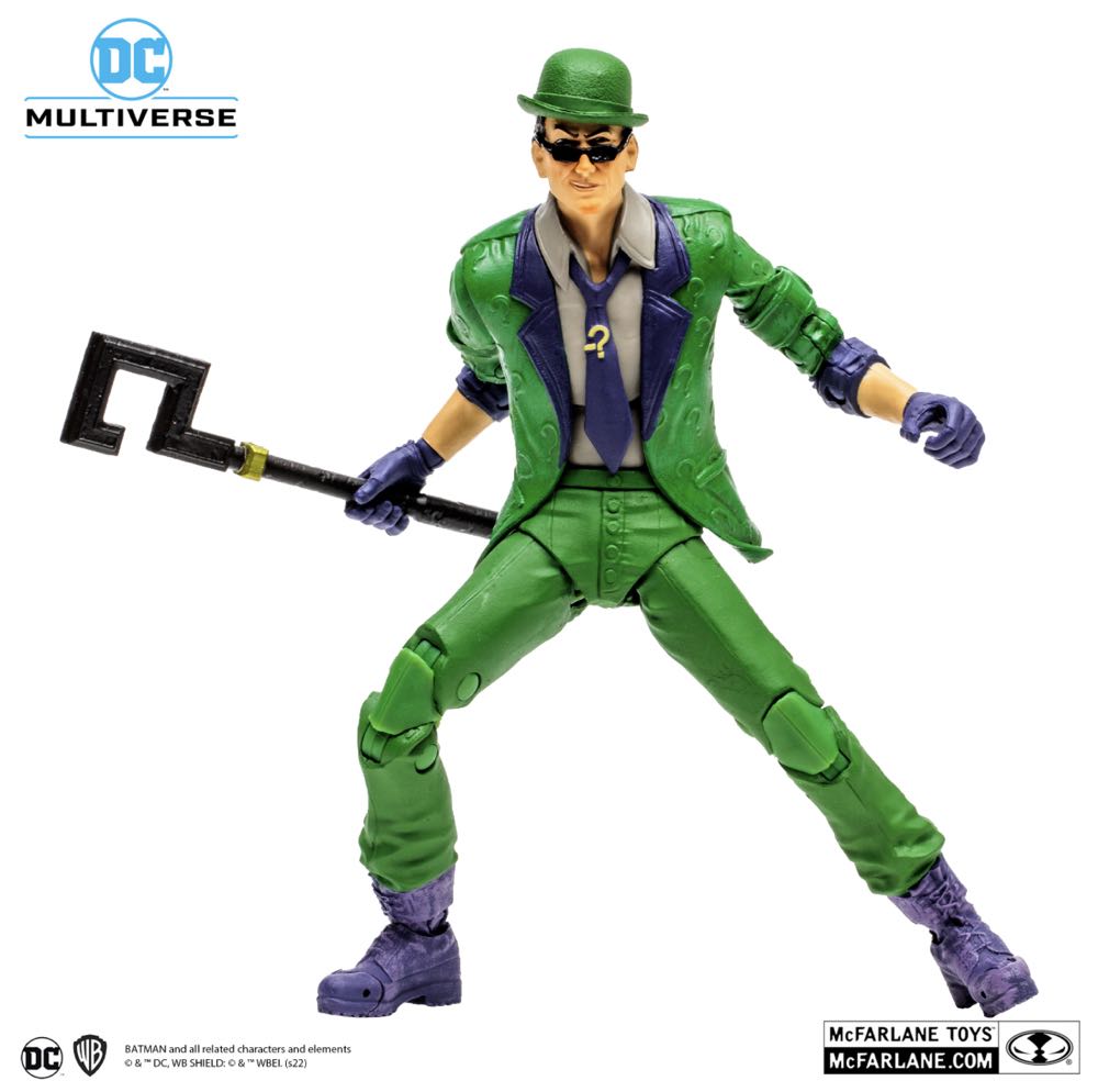 Riddler - McFarlane Toys (DC Multiverse) (Arkham City) action figure collectible - Main Image 4