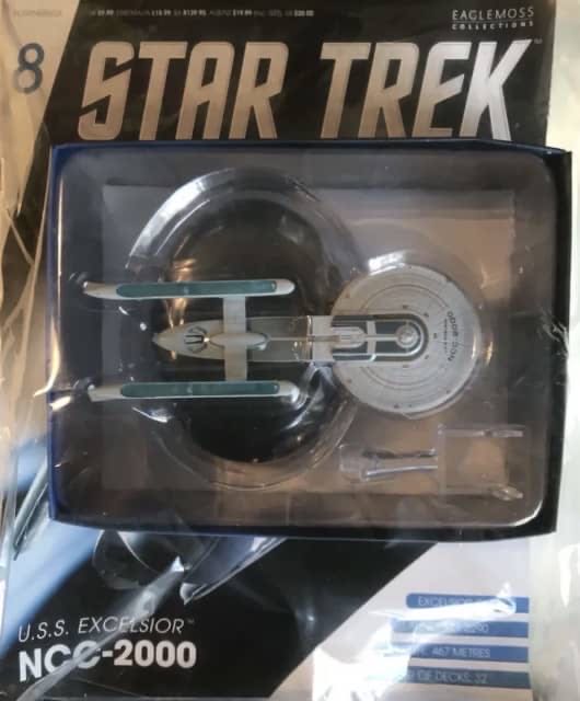 #8 U.S.S. Excelsior NCC-2000 - Eaglemos Collections (Star Trek) action figure collectible - Main Image 2