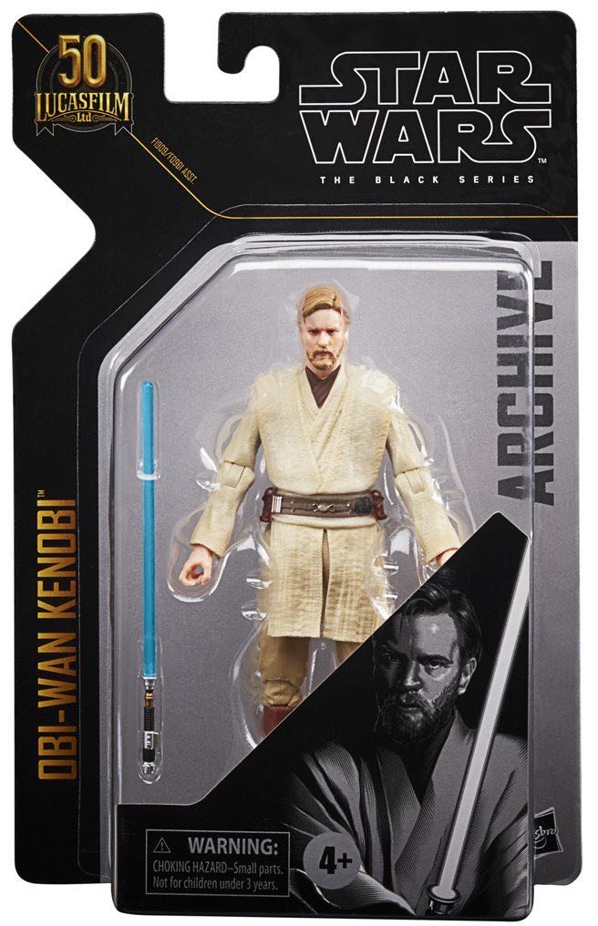 Black Series Obi-Wan Kenobi (Archive) - Hasbro Black Series (Star Wars - Black Series 6”) action figure collectible - Main Image 2