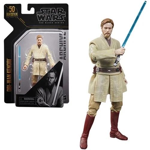 Black Series Obi-Wan Kenobi (Archive) - Hasbro Black Series (Star Wars - Black Series 6”) action figure collectible - Main Image 3