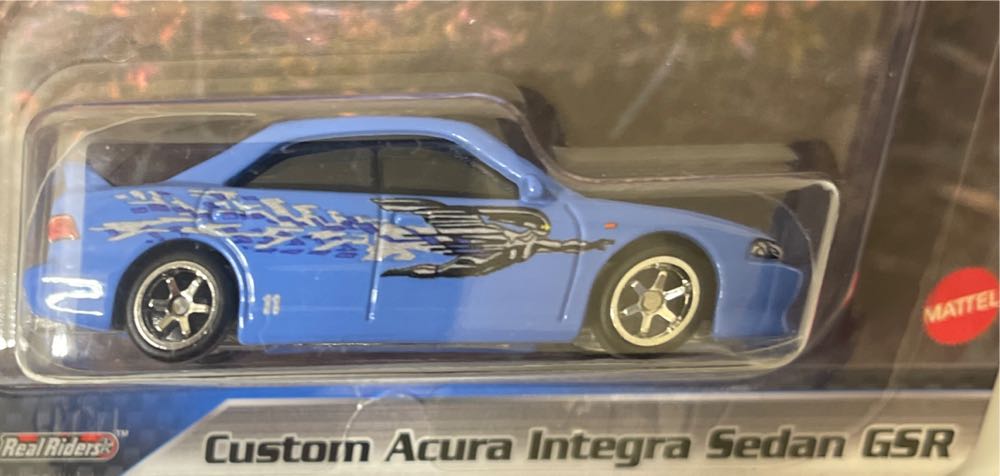 Custom Acura Integra Sedan GSR (The Fast And The Furious) - Hot Wheel / Mattel (Hot Wheels) action figure collectible [Barcode 194735101047] - Main Image 2