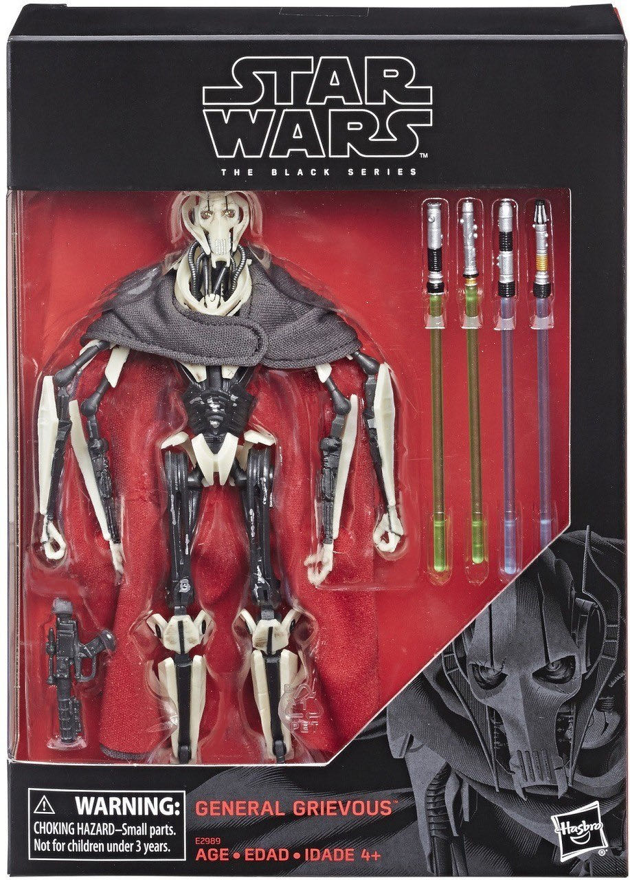 Black Series General Grievous - Hasbro Black Series (Star Wars - Black Series 6”) action figure collectible - Main Image 2