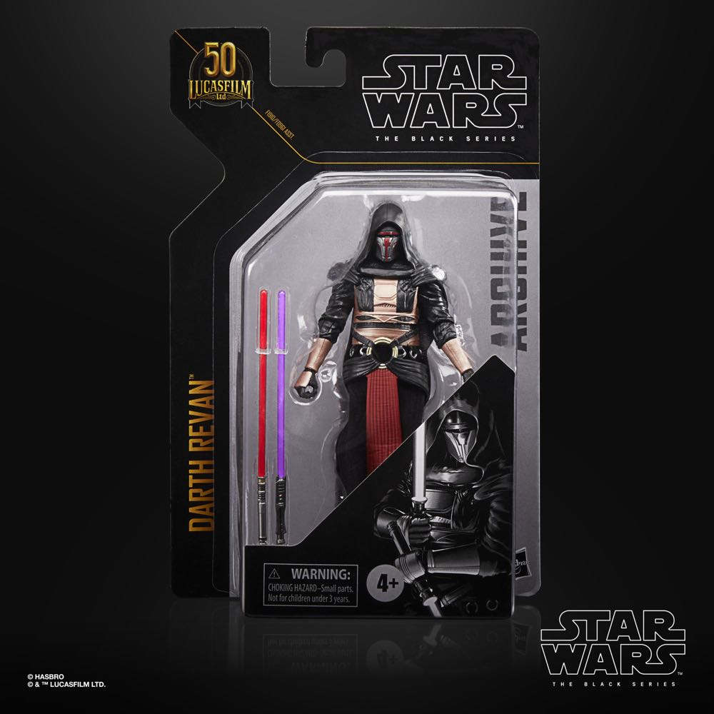 Black Series Darth Revan (Archive) - Hasbro Black Series (Star Wars - Black Series 6”) action figure collectible - Main Image 3
