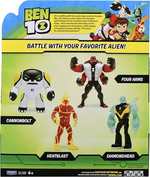 4 Brazos - Playmates (Ben 10) action figure collectible - Main Image 2
