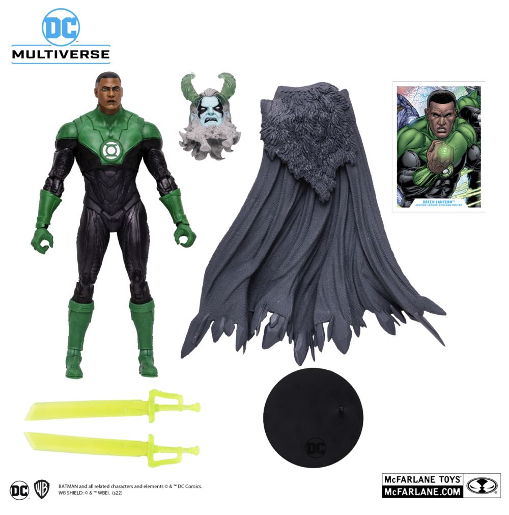 Green Lantern John Stewart - McFarlane Toys (DC Multiverse) (Justice League Endless Winter) action figure collectible - Main Image 3