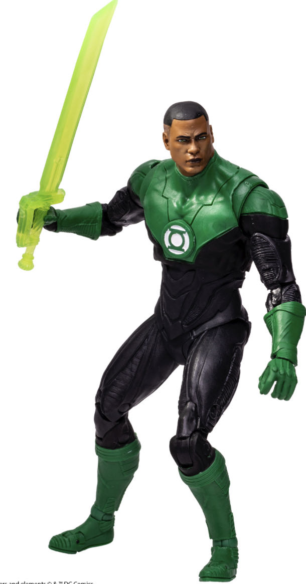 Green Lantern John Stewart - McFarlane Toys (DC Multiverse) (Justice League Endless Winter) action figure collectible - Main Image 4