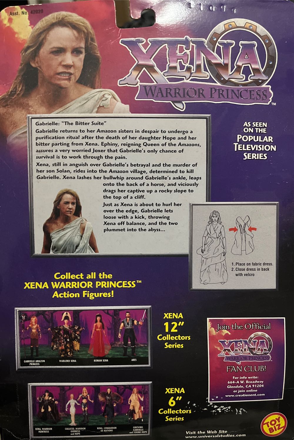Grieving Gabrielle The Bitter Suite - Toy Biz (Xena Warrior Princess) action figure collectible - Main Image 2