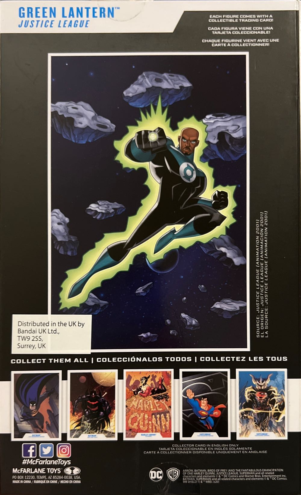 Green Lantern John Stewart - McFarlane Toys (DC Multiverse) (Justice League Animated) action figure collectible - Main Image 2