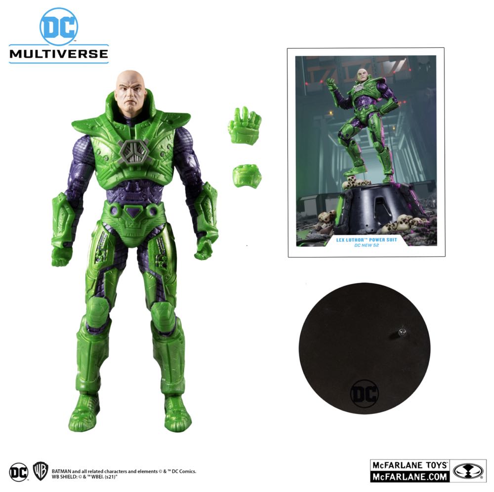 Lex Luthor Power Suit Green - McFarlane Toys (DC Multiverse) (DC New 52) action figure collectible - Main Image 3