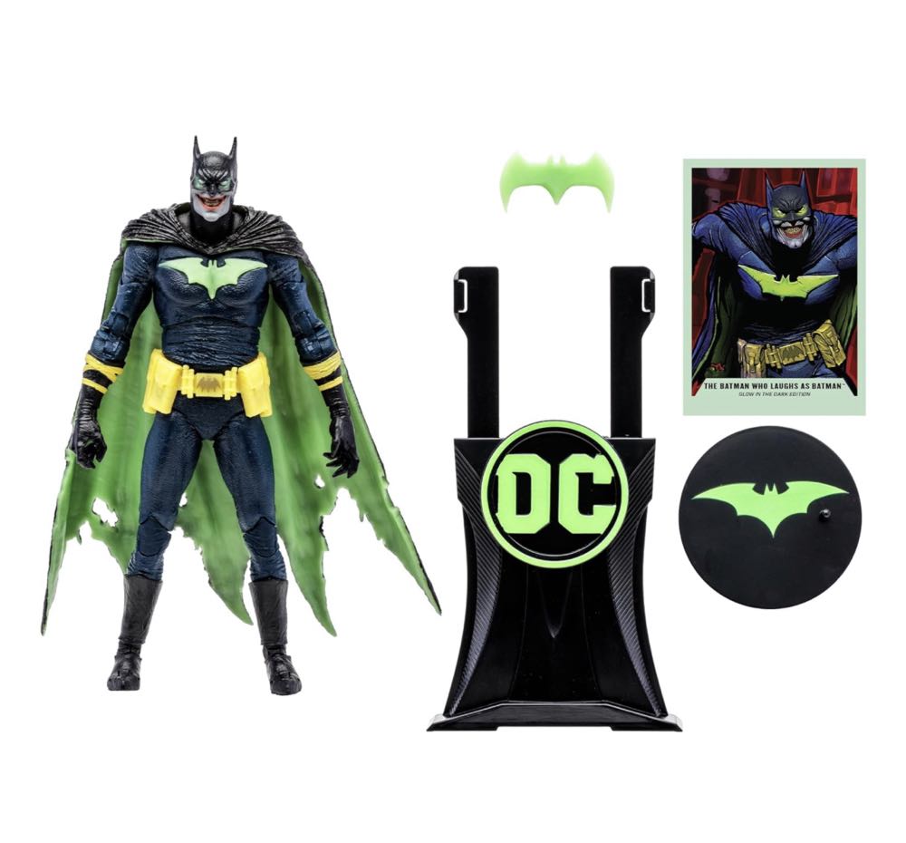 Batman Of Earth 22 Infected (Glow In The Dark) - McFarlane Toys (DC Multiverse The Batman Who Laughs Glown in The Dark Edition) action figure collectible [Barcode 787926170689] - Main Image 3
