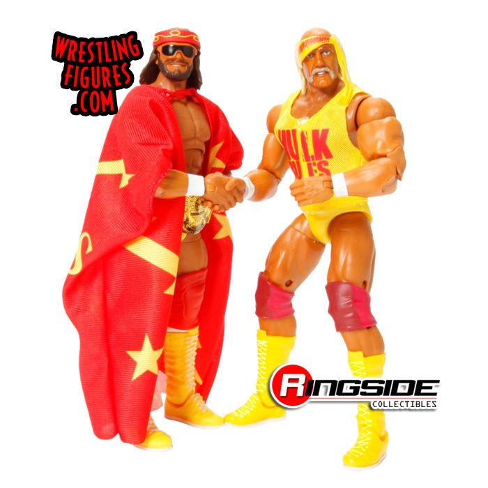 Mega Powers (Macho Man Randy Savage & Hulk Hogan) (WWE Elite Ringside Exclusive) (Loose) - Mattel (WWE) (WWE Elite Collection - Ringside Exclusive Mega Powers 2-Pack) action figure collectible - Main Image 2