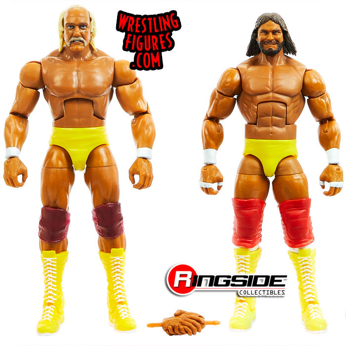 Mega Powers (Macho Man Randy Savage & Hulk Hogan) (WWE Elite Ringside Exclusive) (Loose) - Mattel (WWE) (WWE Elite Collection - Ringside Exclusive Mega Powers 2-Pack) action figure collectible - Main Image 3