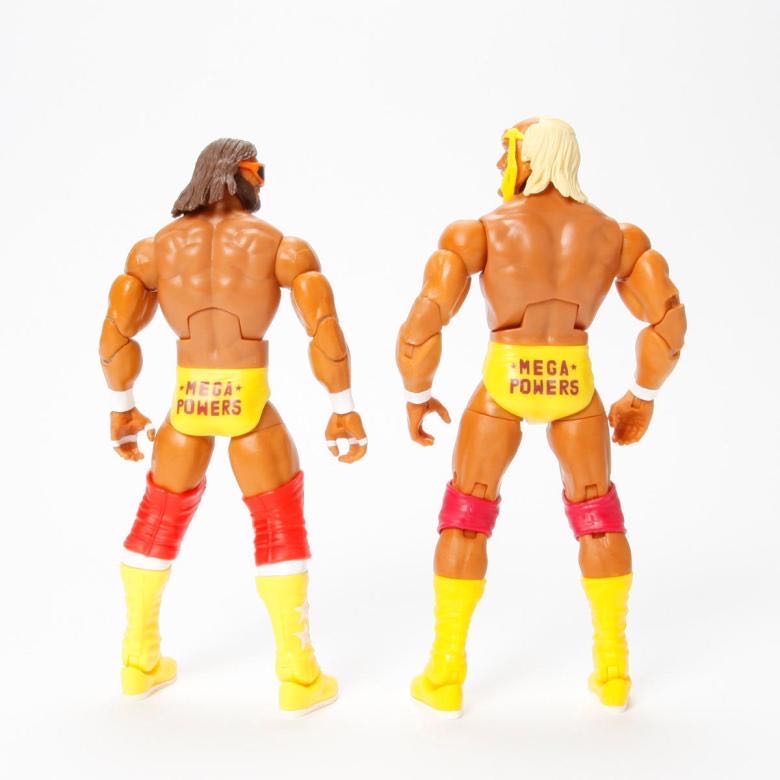 Mega Powers (Macho Man Randy Savage & Hulk Hogan) (WWE Elite Ringside Exclusive) (Loose) - Mattel (WWE) (WWE Elite Collection - Ringside Exclusive Mega Powers 2-Pack) action figure collectible - Main Image 4