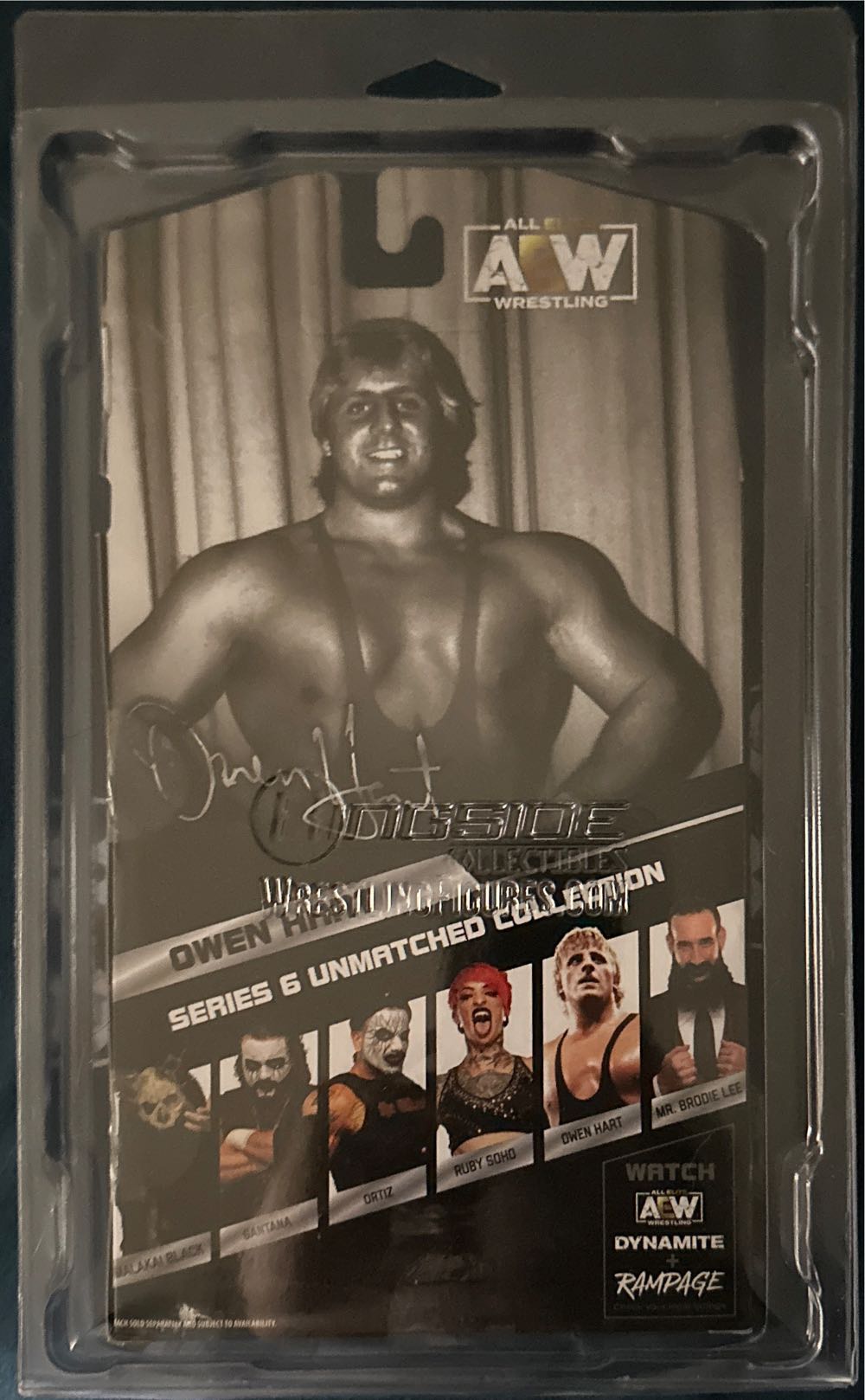 AEW Unmatched Owen Hart Chase #47  action figure collectible [Barcode 191726473480] - Main Image 2