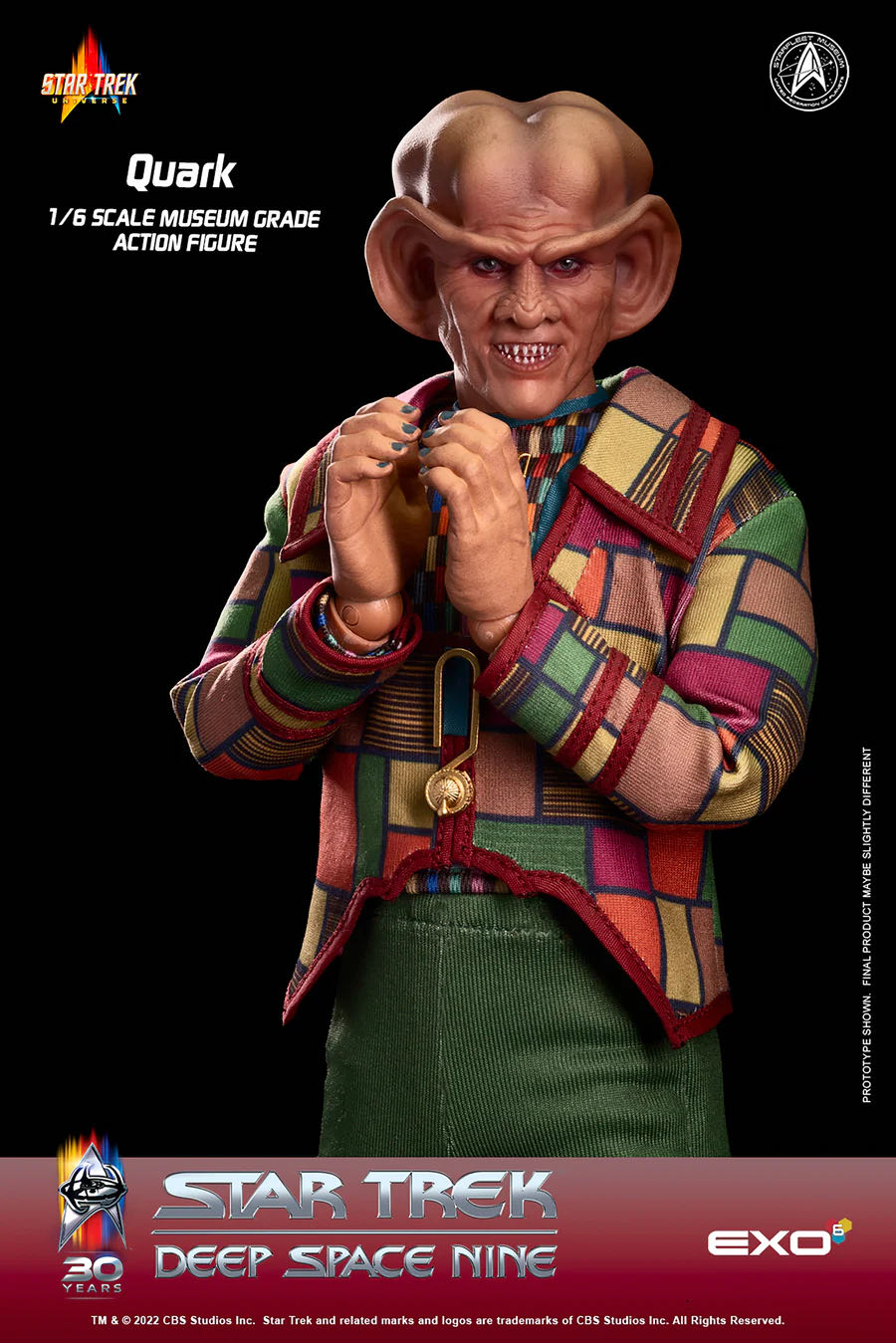 Star Trek: Deep Space Nine - Quark - EXO-6 (Star Trek Universe) action figure collectible [Barcode 656382532952] - Main Image 2