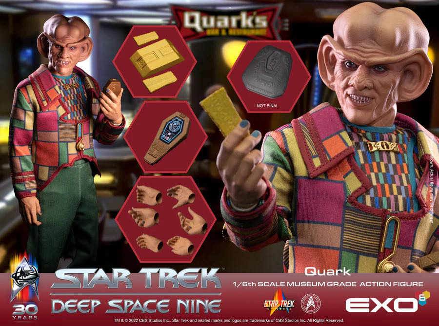 Star Trek: Deep Space Nine - Quark - EXO-6 (Star Trek Universe) action figure collectible [Barcode 656382532952] - Main Image 4