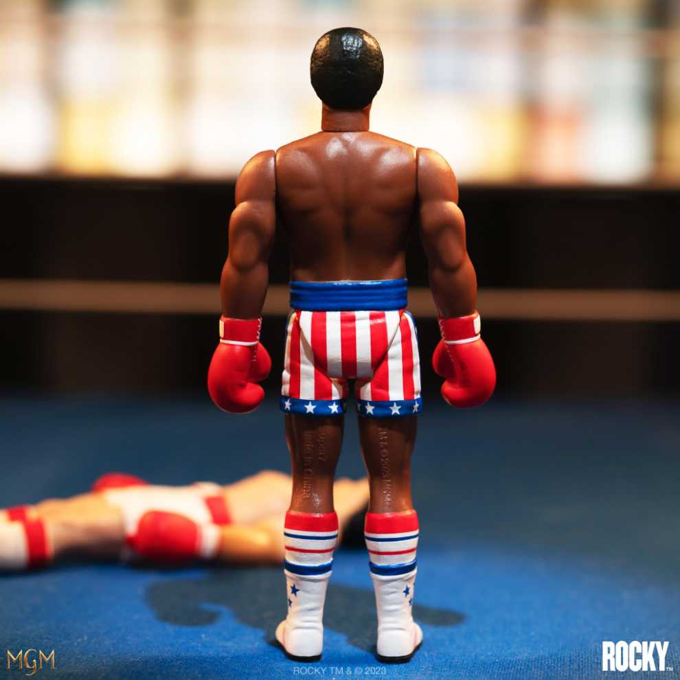Super7 Rocky Reaction Wave 2 Rocky I Apollo Creed Boxing  (Rocky) action figure collectible [Barcode 840049823617] - Main Image 3
