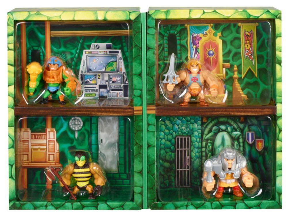 Masters of the Universe Eternia Minis Multipack 3-in, Set of 4 MOTU Characters - Mattel action figure collectible - Main Image 3