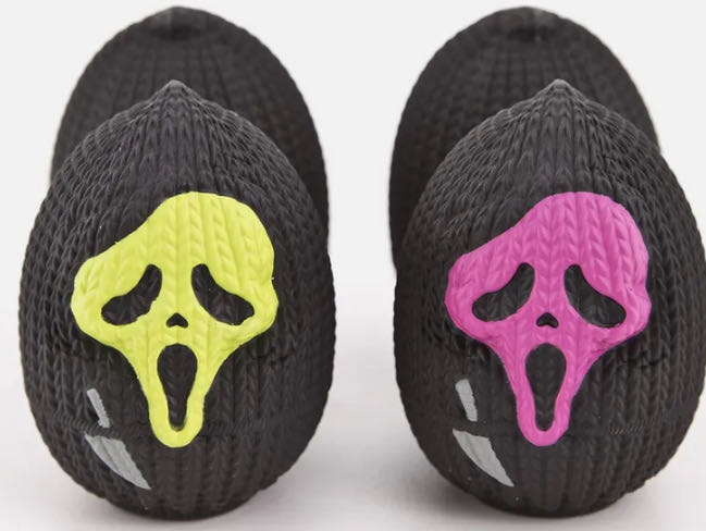 1 Ghost Face Eggs White Silver Green Pink - Handmade By Robots action figure collectible - Main Image 3