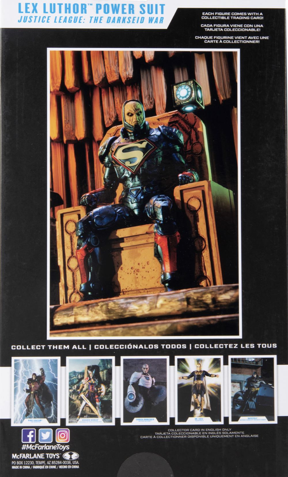 Lex Luthor Power Suit Blue - McFarlane Toys (DC Multiverse) (Justice League: The Darkseid War) action figure collectible - Main Image 2