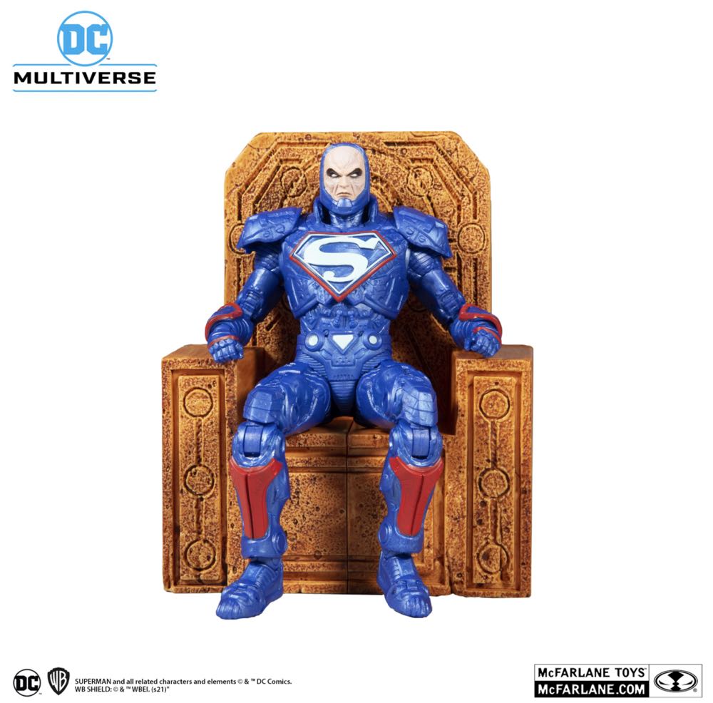 Lex Luthor Power Suit Blue - McFarlane Toys (DC Multiverse) (Justice League: The Darkseid War) action figure collectible - Main Image 4
