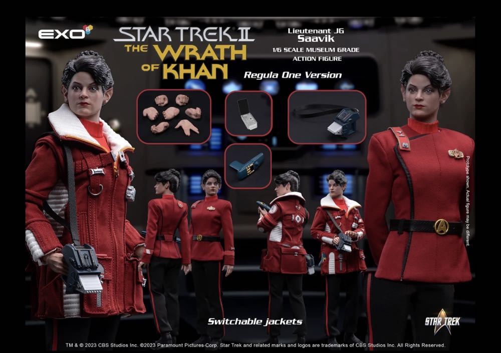 EXO-6 Star Trek The Wrath Of Khan Lieutenant Saavik - EXO-6 (Lieutenant Saavik) action figure collectible - Main Image 2