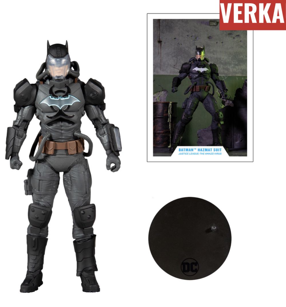 Batman Hazmat Suit - McFarlane Toys (DC Multiverse) (Justice League The Amazo Virus) action figure collectible - Main Image 3