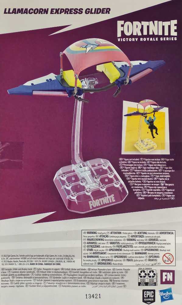 Fortnite - Llamacorn Express Glider - Hasbro (Fortnite, Video Games) action figure collectible [Barcode 5010994121914] - Main Image 3