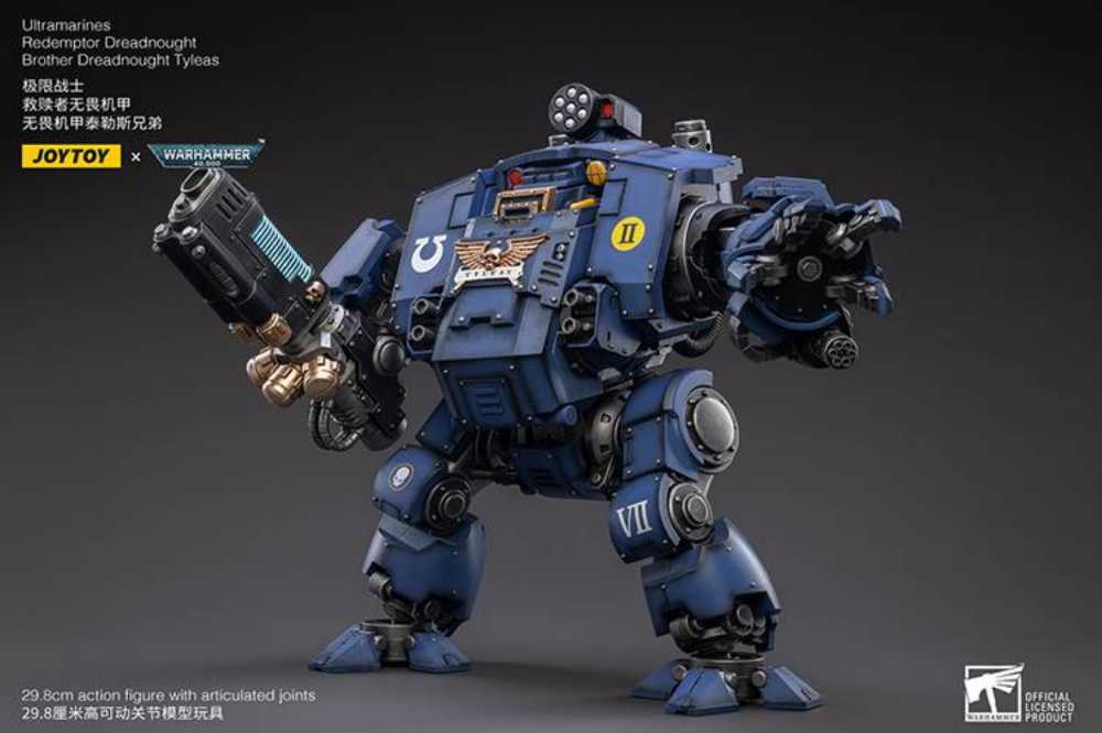 Joytoy Warhammer 40k : Ultramarines Redemptor Dreadnought Tyleas  action figure collectible [Barcode 6973130372757] - Main Image 2