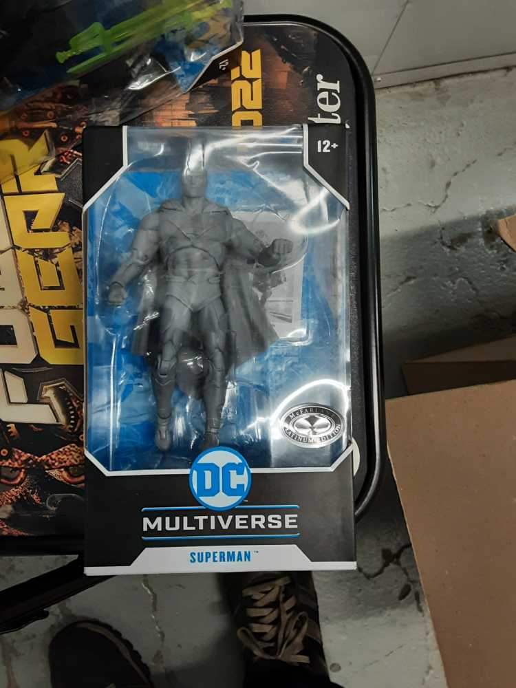 DC Multiverse DC Rebirth Superman Platinum - McFarlane Toys (DC Multiverse) (DC Multiverse) action figure collectible [Barcode 787926151831] - Main Image 1