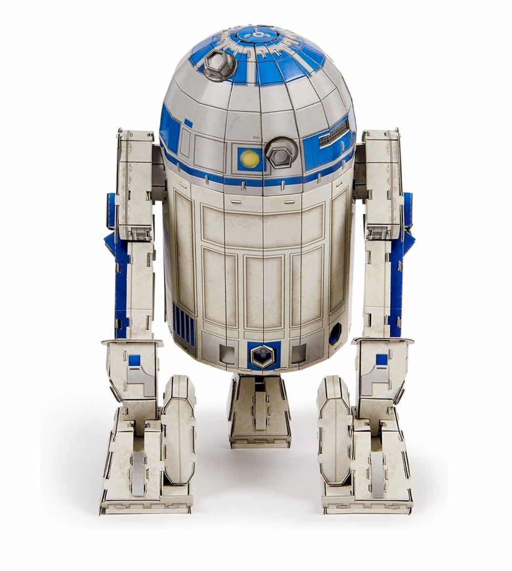 4d Build Star Wars R2-d2 Cardstock Model Kit 201 Pcs | Star Wars Toys Desk Decor | Building Toys | 3d Model Kits For Adults & Teens 12 - Spin Master (Star Wars) action figure collectible [Barcode 778988505151] - Main Image 4
