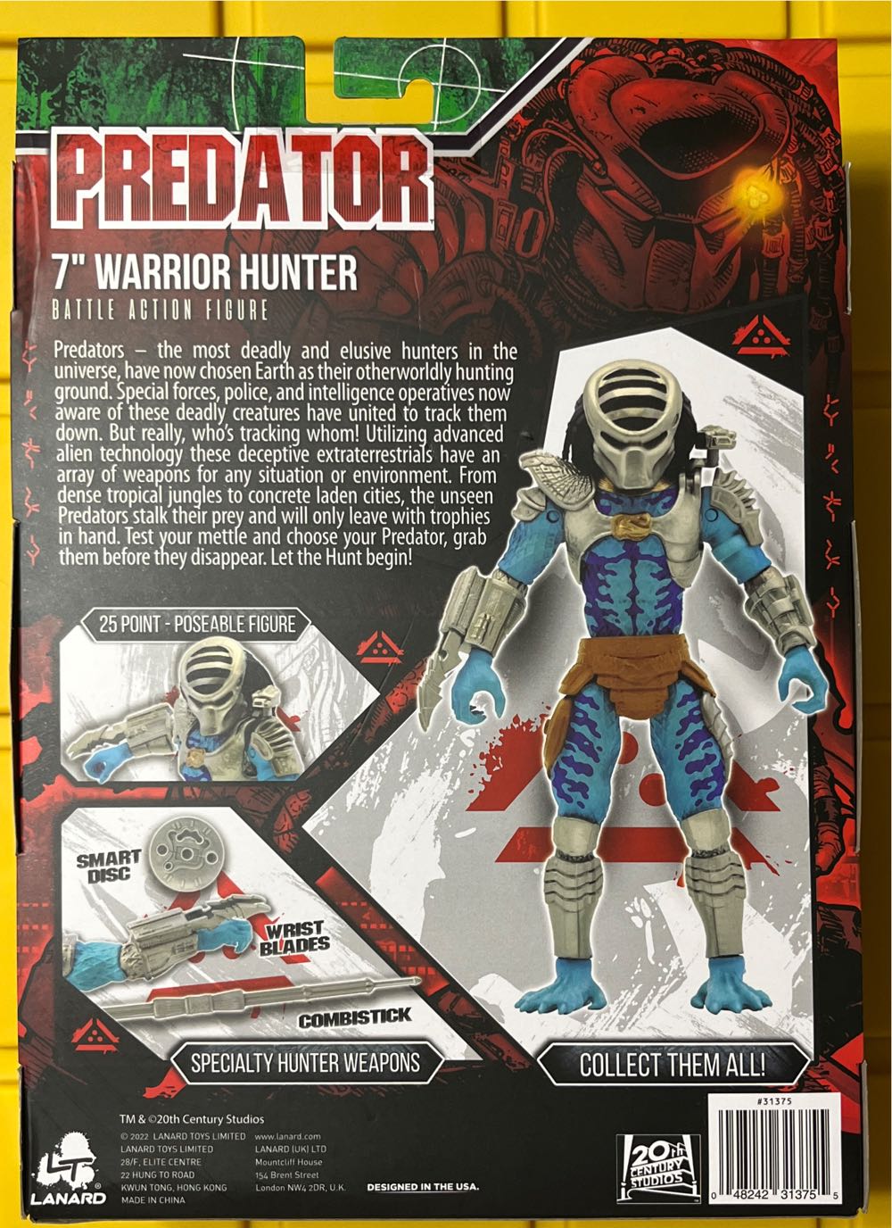 Warrior Hunter Predator - Lanard Toys (Predator) action figure collectible [Barcode 048242313755] - Main Image 2