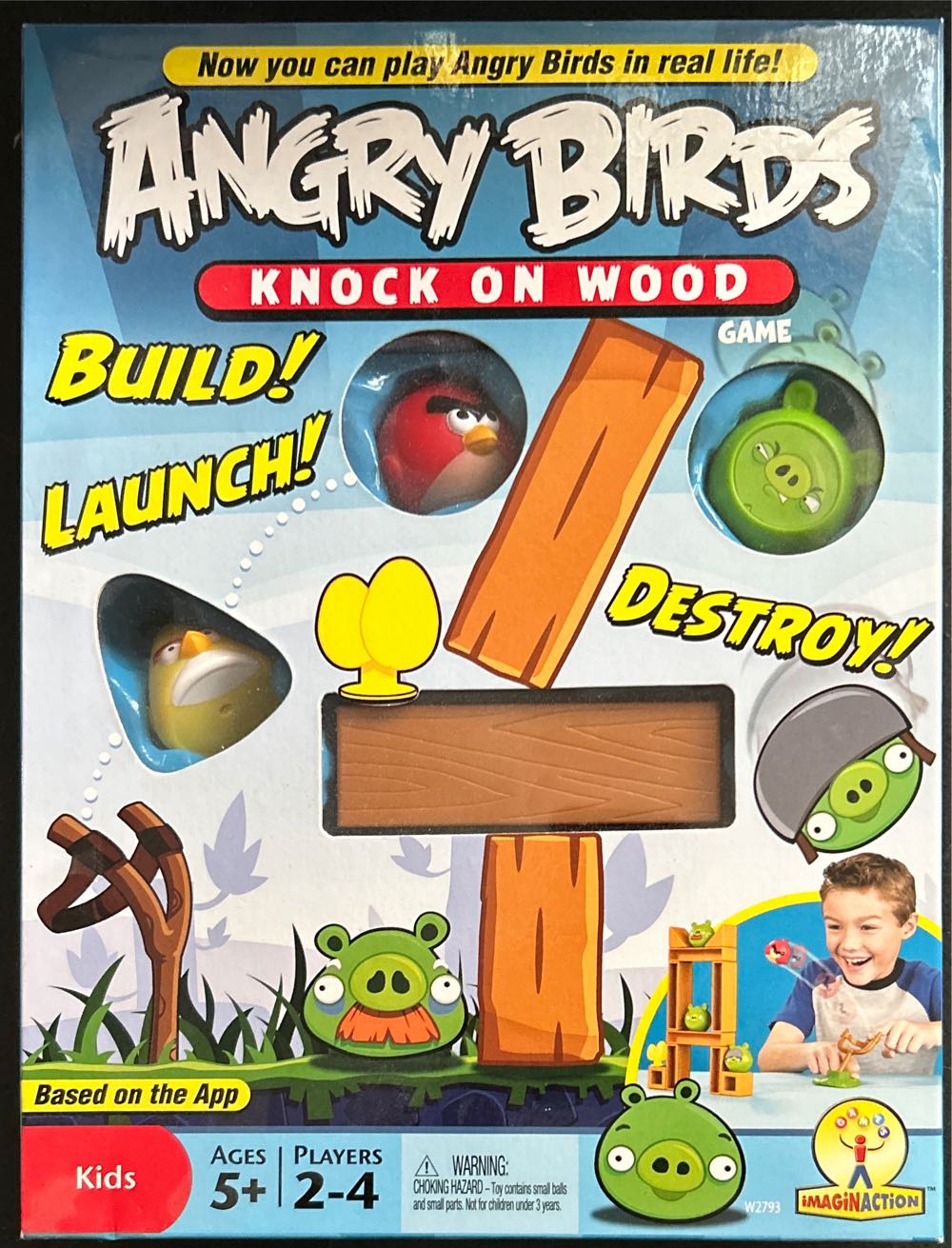 Angry Birds Knock On Wood Game - Mattel Games action figure collectible [Barcode 746775042035] - Main Image 4