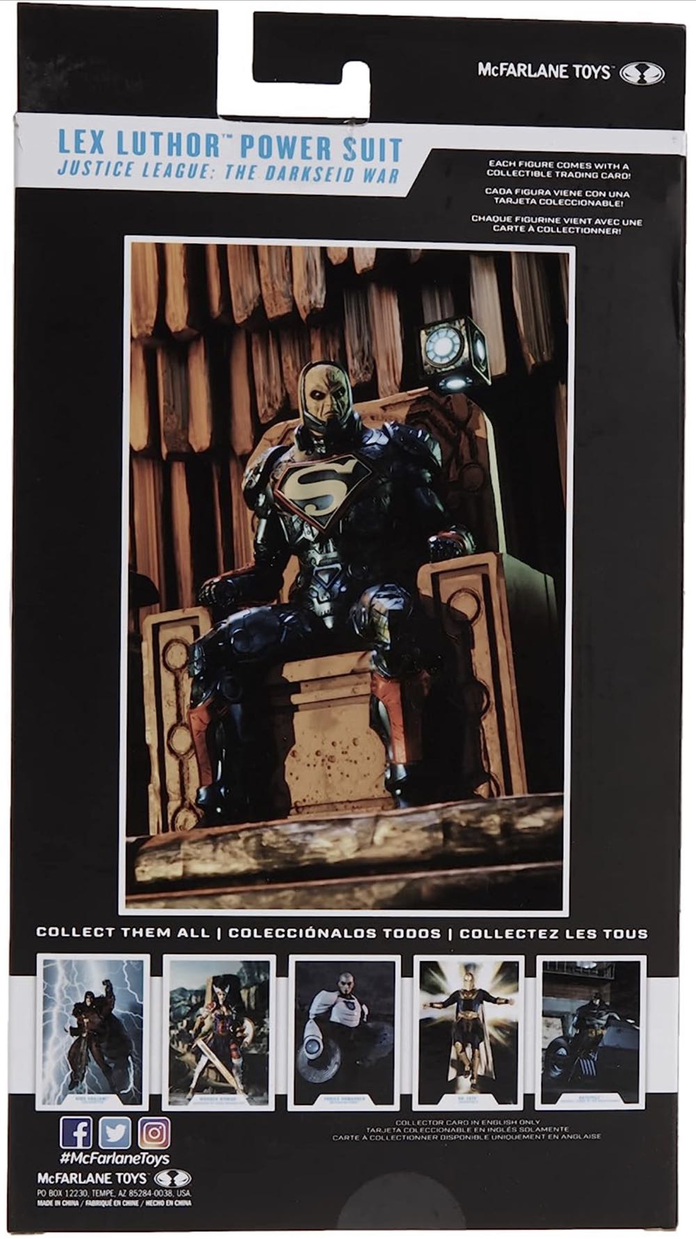 Lex Luthor in Power Suit (Blue Suit with Throne) - McFarlane - DC Multiverse action figure collectible - Main Image 2