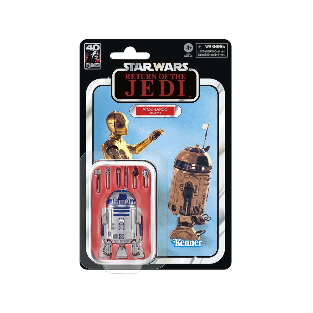 Artoo-Detoo-R2-D2 (40th Anniversary) - Hasbro (Star Wars - Return Of The Jedi) action figure collectible [Barcode 5010996135780] - Main Image 2
