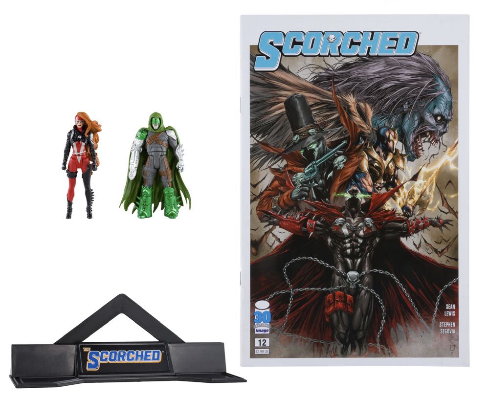 She Spawn and Curse - McFarlane Toys (Spawn 3” Page Punchers) action figure collectible [Barcode 787926904116] - Main Image 2