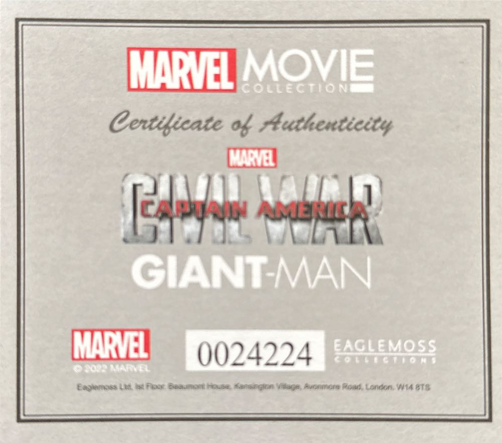 Giant-Man - Paul Rudd (Captain America: Civil War) action figure collectible - Main Image 3