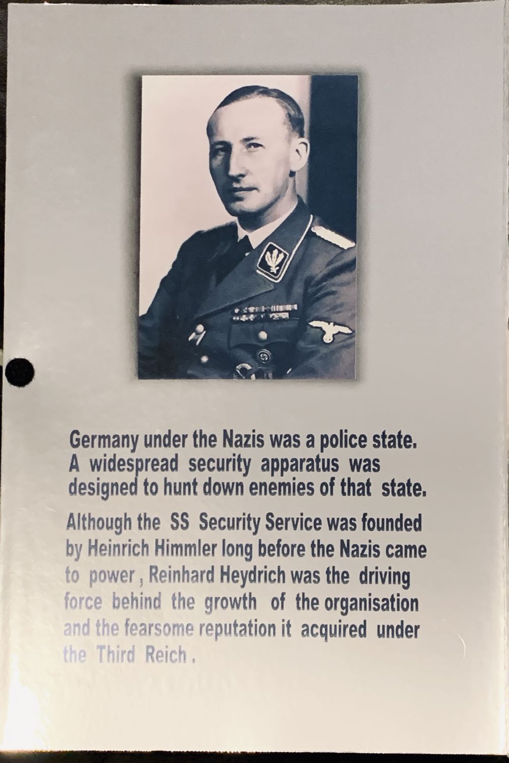 ITPT Reinhard Heydrich - In The Past Toys action figure collectible - Main Image 2