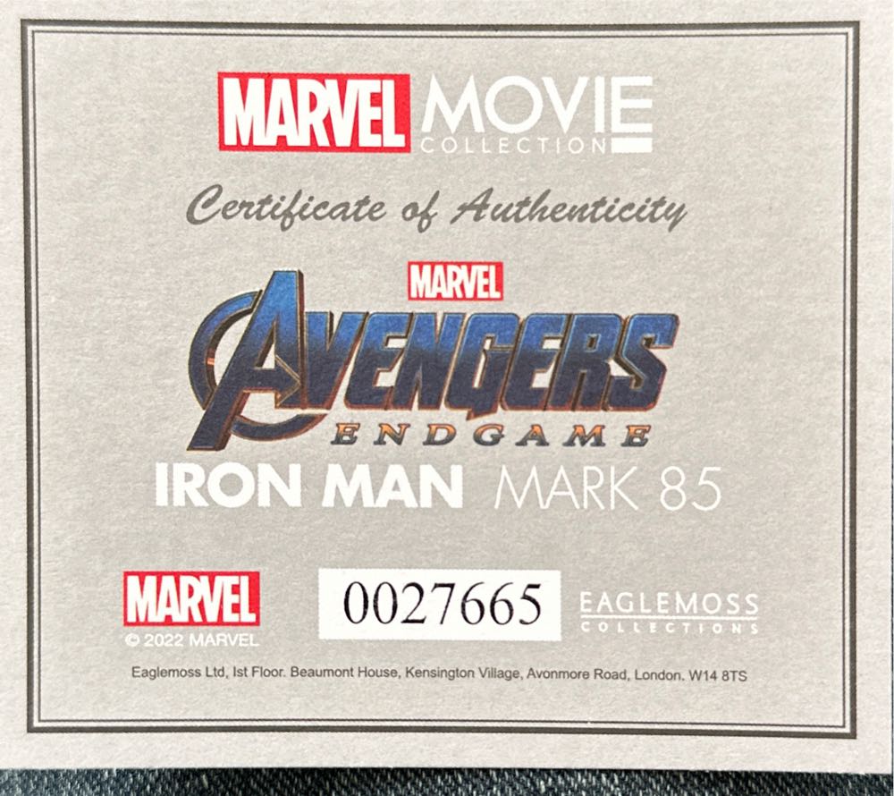 Iron Man Mark 85 - Robert Downey Jr. (Avengers: Endgame) action figure collectible - Main Image 3