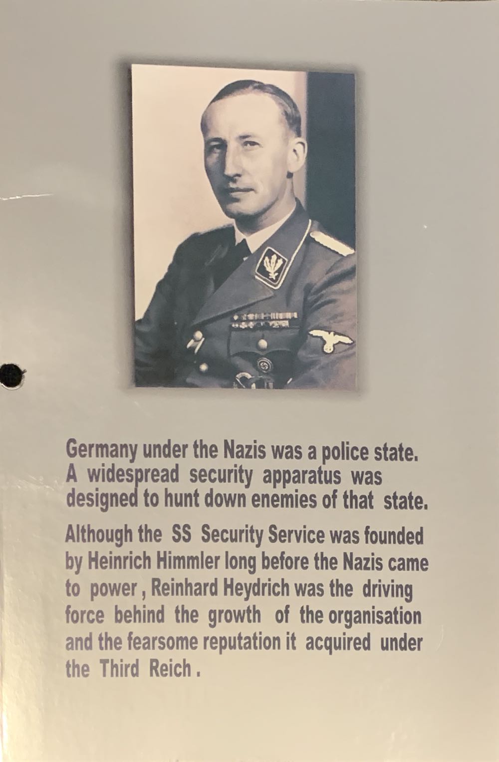 ITPT Reinhard Heydrich SS - In The Past Toys action figure collectible - Main Image 2